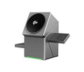 Tekvyn 3-in-1 magnetic wireless charging station with phone, watch and earbuds