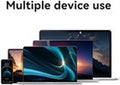 Aluminum Laptop Stand Adjustable Foldable 10-16" - Silver 1 Pc
