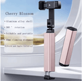 Tekvyn FoldGrip™ collapsible telescopic phone holder with 360° rotation, shown extended with adjustable grip for smartphones.