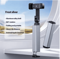 Tekvyn FoldGrip™ collapsible telescopic phone holder with adjustable 360° rotation and compact design for easy use and storage.