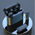 Tekvyn Hepu wireless microphone with handheld design, black body, and built-in microphone for professional audio recording.