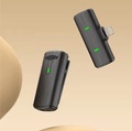 Tekvyn Hepu wireless microphone with handheld design, black body, and built-in microphone for clear audio capture.