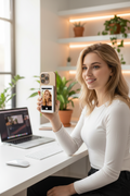 Tekvynstore Ultra Magnetic Selfie Screen with 5-in-1 Bluetooth audio vlogging accessory for smartphones and mobile devices.