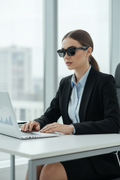 Tekvynstore wireless Bluetooth sunglasses with built-in speakers, stylish glasses with integrated audio for hands-free listening.