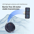 Wireless Tekvyn microphone with charging cabin, compact and portable, ideal for live performances and presentations.