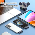 Wireless Tekvyn microphone with charging cabin, compact portable microphone system for live performances and recordings.